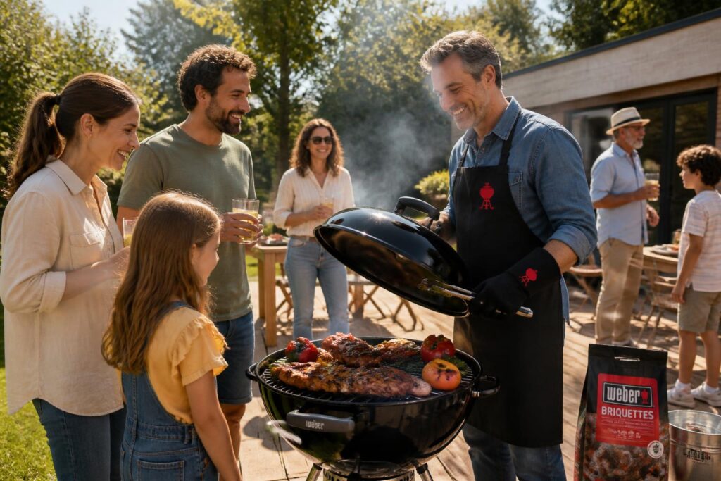 Barbecue Weber charbon : pourquoi ce choix séduit toujours les amateurs de grillades ?