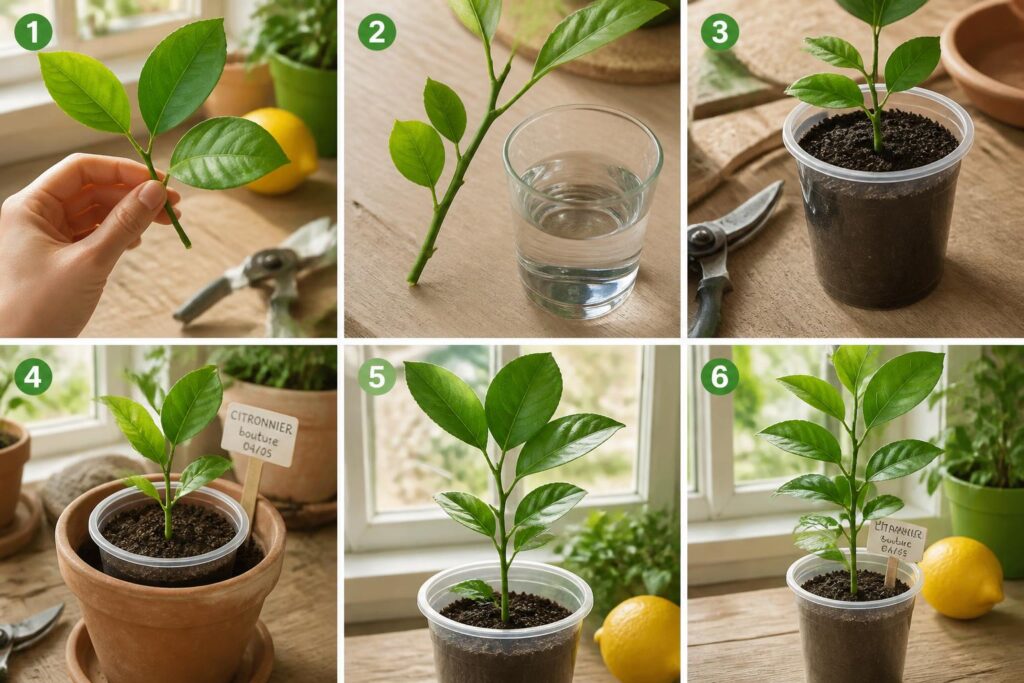 Bouture de citronnier : les étapes clés pour réussir chez soi sans erreur