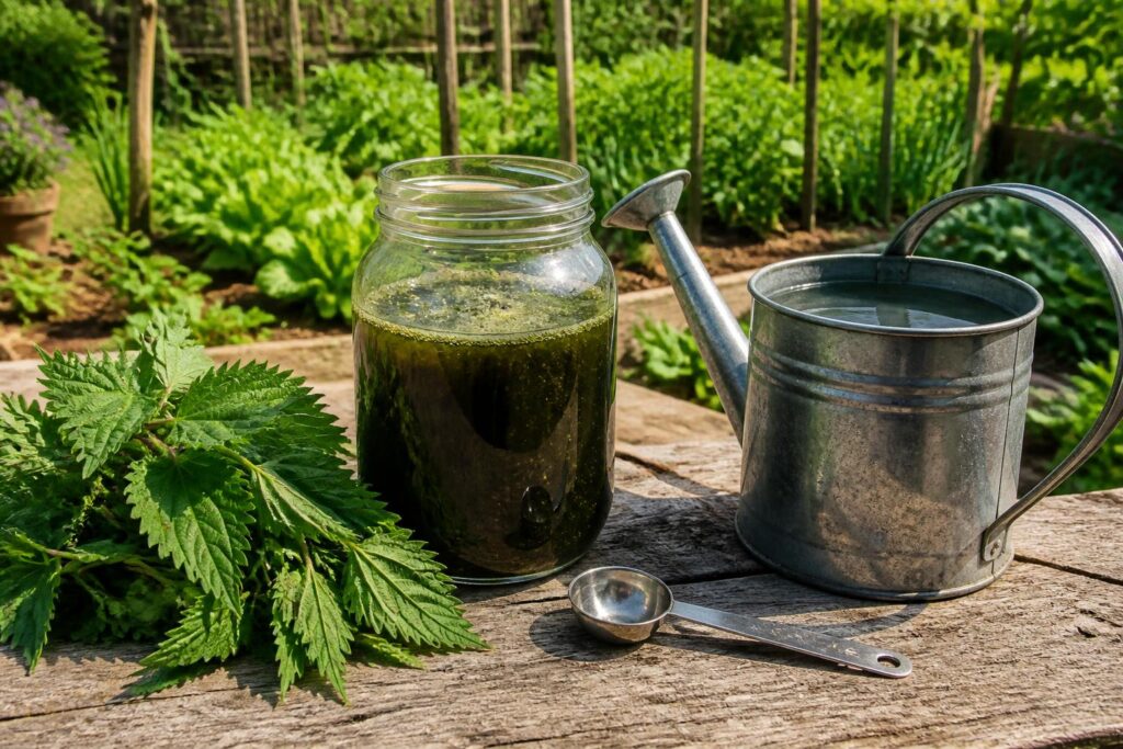 Dosage purin d’ortie pour 1 litre d’eau : quelle concentration adopter en jardinage ?