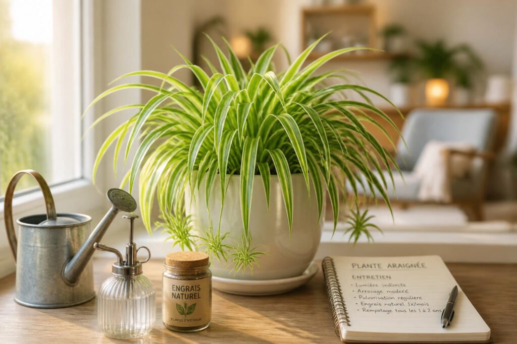 découvrez les astuces indispensables pour entretenir votre plante araignée toute l'année et la garder belle et en bonne santé avec nos conseils pratiques.