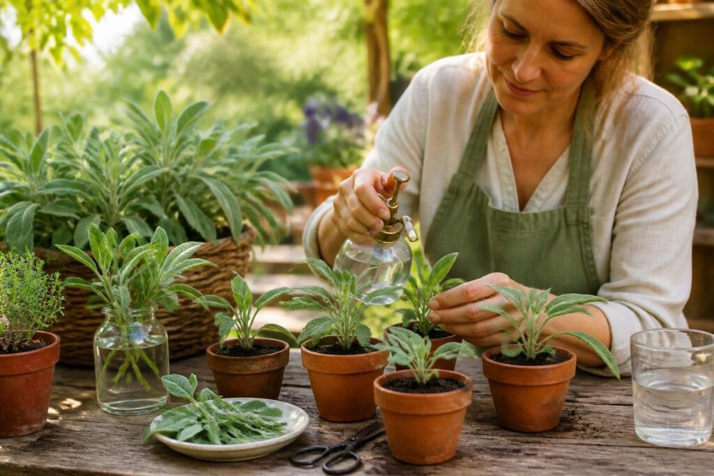 Bouture sauge : les astuces naturelles pour réussir vos semis à coup sûr