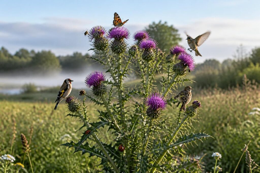 découvrez comment le chardon, plante sauvage souvent méconnue, peut jouer un rôle clé dans la protection et le soutien de la biodiversité.