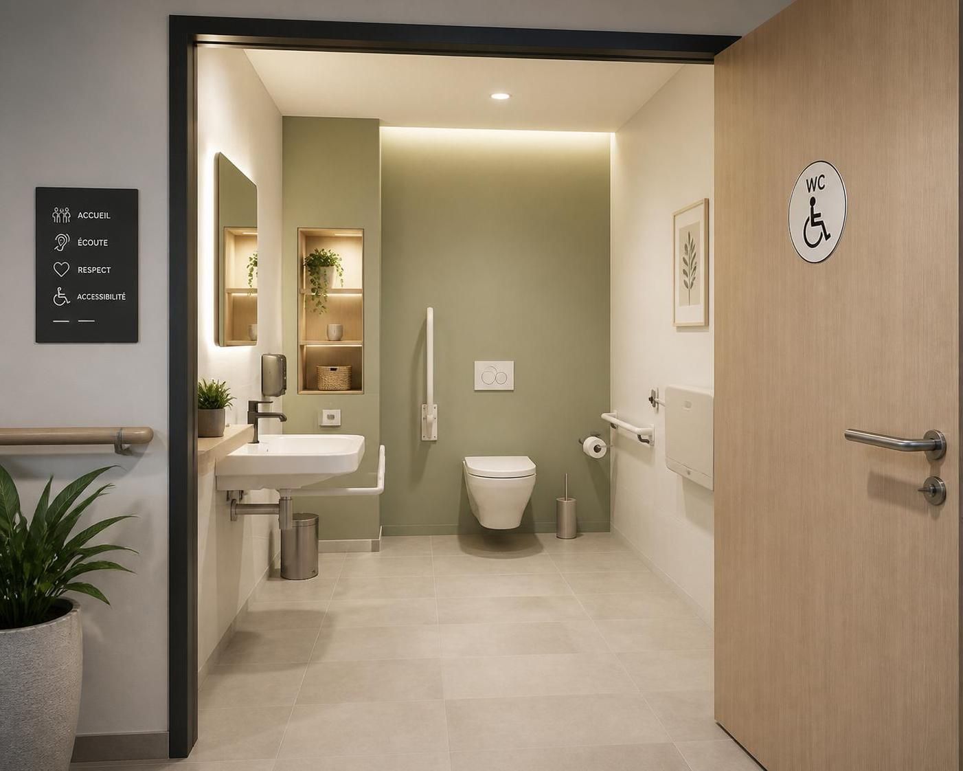 découvrez les dimensions et normes à respecter pour les wc pmr, afin d'assurer un accès facilité et conforme aux réglementations pour les personnes à mobilité réduite.