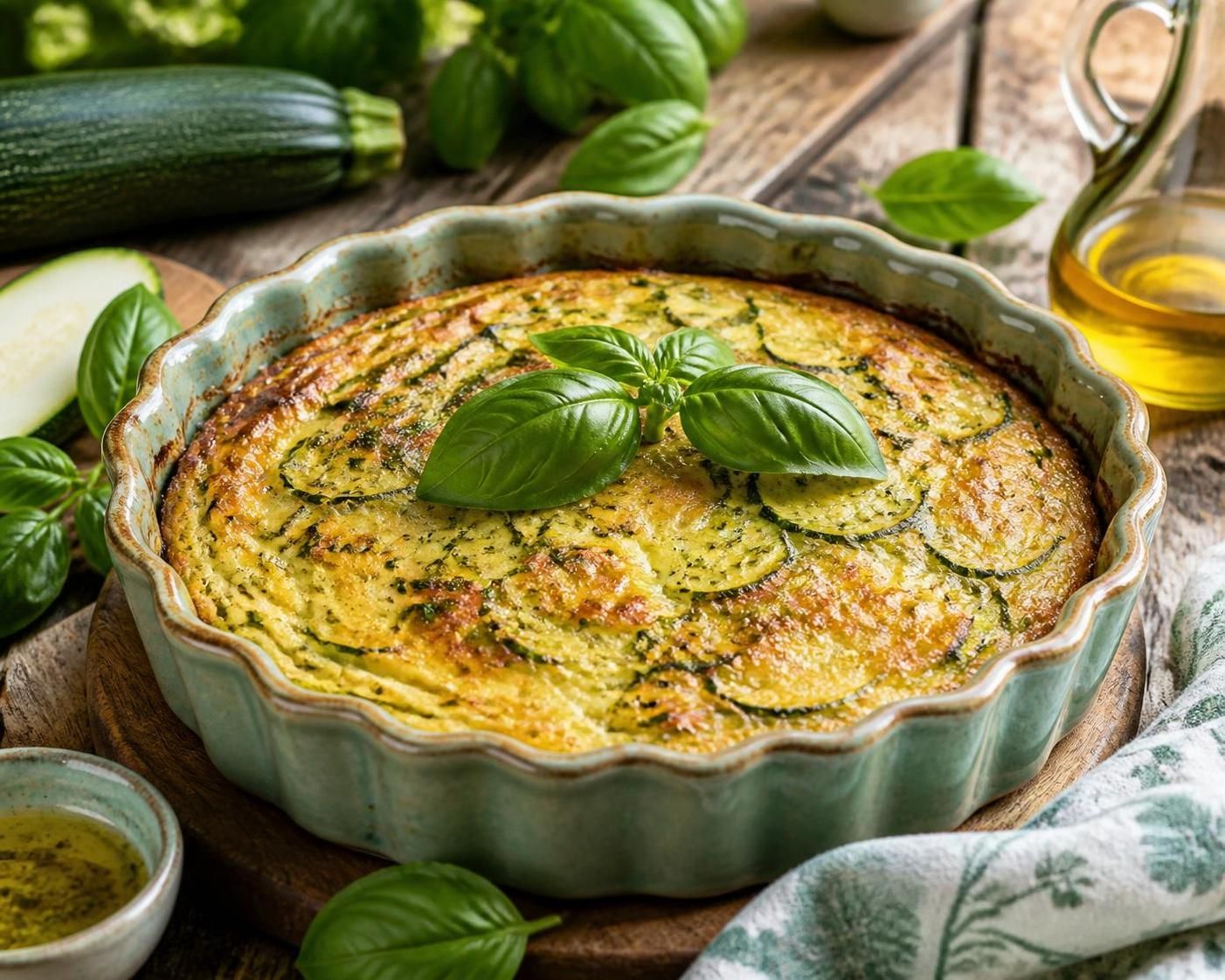 découvrez notre recette légère de flan de courgette, l'astuce parfaite pour sublimer vos légumes d'été avec gourmandise et simplicité.