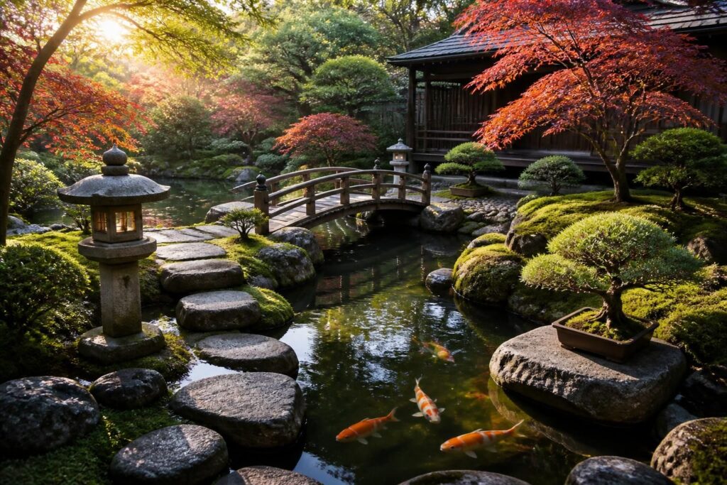 découvrez les éléments essentiels pour créer un jardin japonais zen et harmonieux, alliant sérénité et beauté naturelle pour un espace de détente unique.