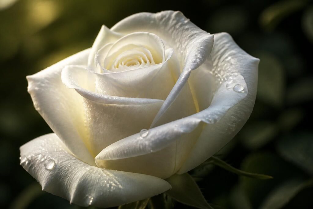 Rose blanche : symbole de paix, pureté ou message secret ?
