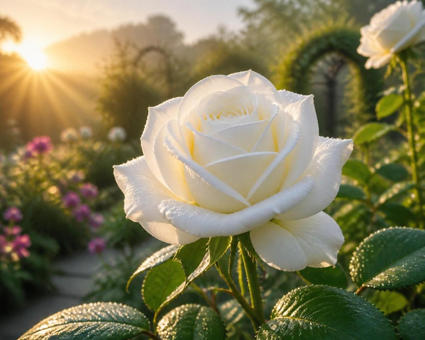 découvrez les symboles et significations de la rose blanche, une fleur porteuse de nombreux messages d'amour, de pureté et de paix.