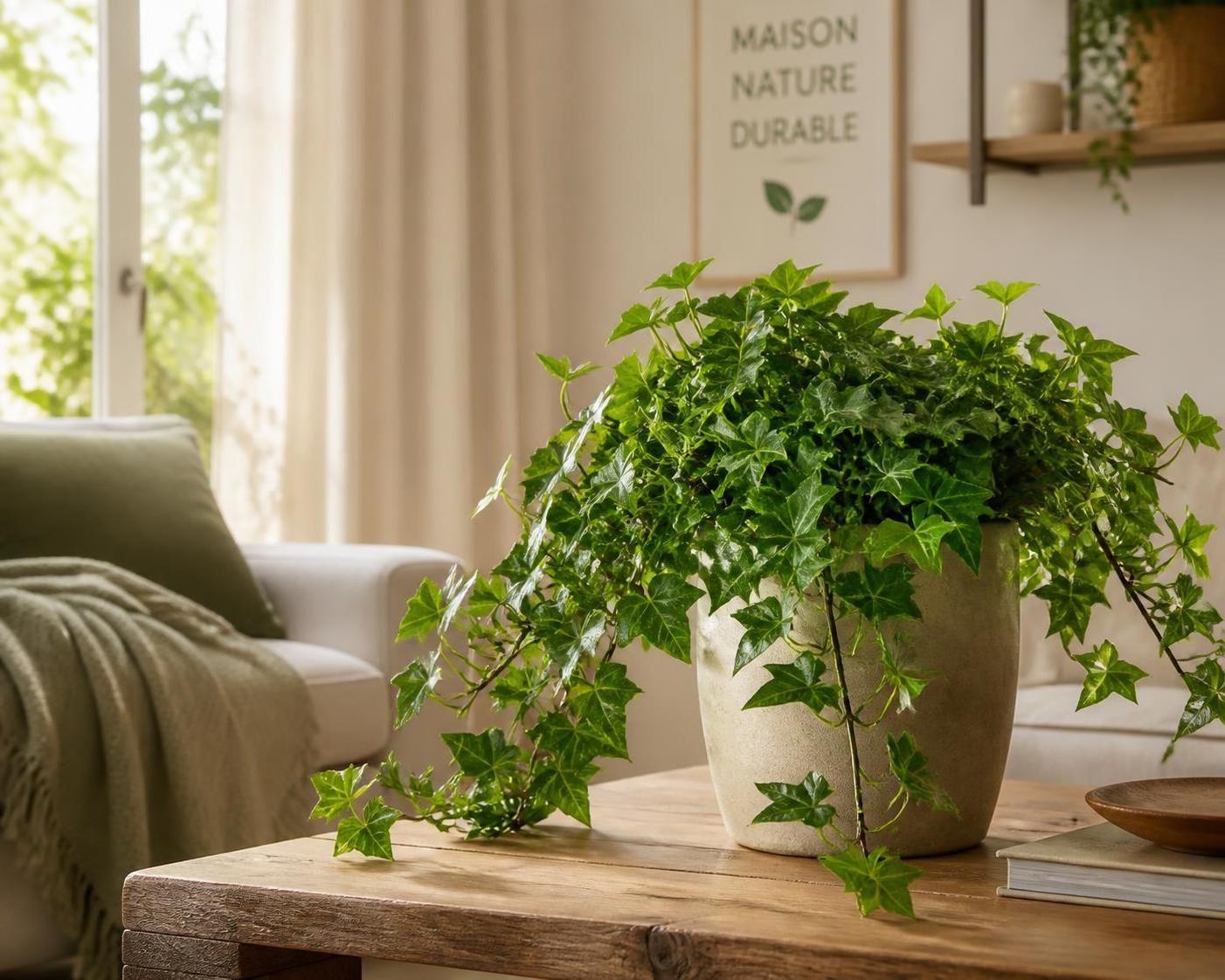 découvrez comment le lierre peut purifier efficacement l'air de votre intérieur tout en apportant une touche naturelle et esthétique à votre décoration.
