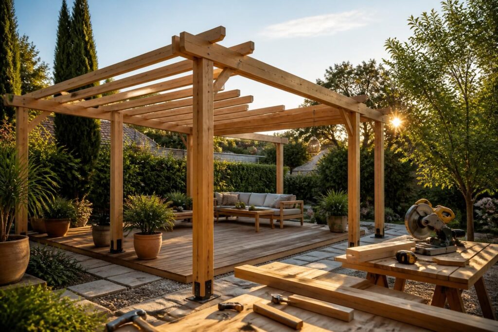 découvrez les étapes clés pour concevoir un plan de pergola en bois et créer un espace extérieur naturel et chaleureux, idéal pour profiter des beaux jours en toute convivialité.