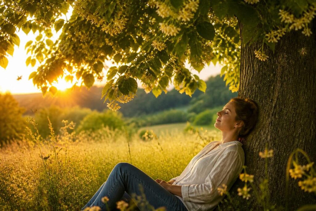 découvrez comment le tilleul, plante médicinale naturelle, aide à réduire le stress et améliore la qualité du sommeil grâce à ses vertus apaisantes.