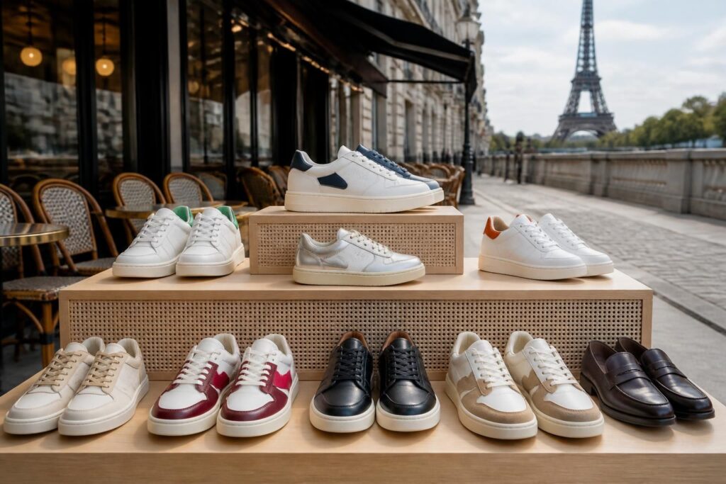découvrez les chaussures autry pour hommes et femmes : modèles tendance inspirés par le style parisien alliant confort et élégance.