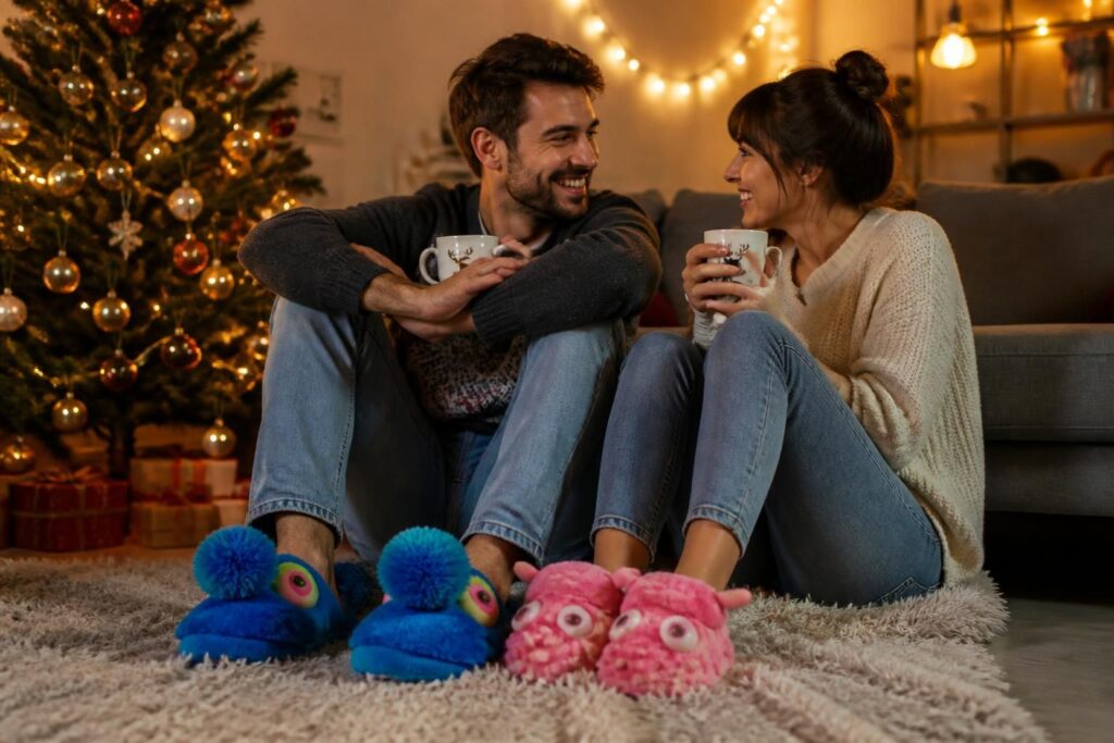 découvrez notre sélection de chaussons moches pour hommes et femmes, parfaits pour noël. modèles originaux et pas chers pour offrir confort et humour pendant les fêtes.