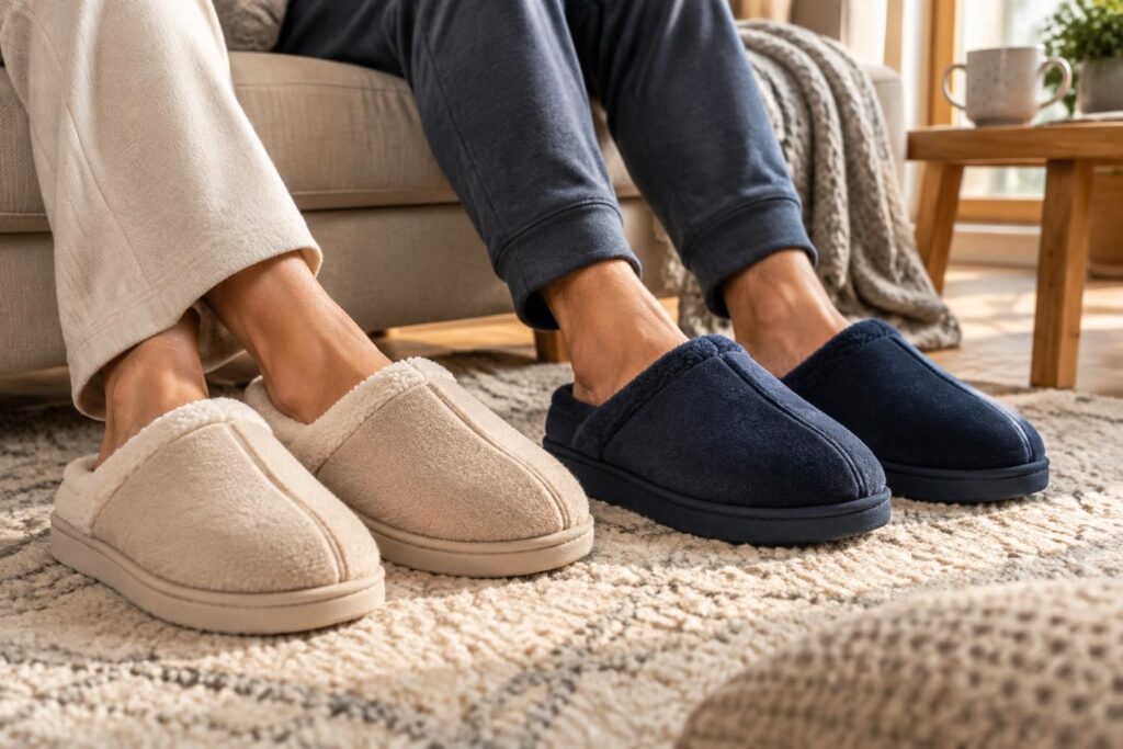 Chausson mémoire de forme : confort optimal pour femme et homme