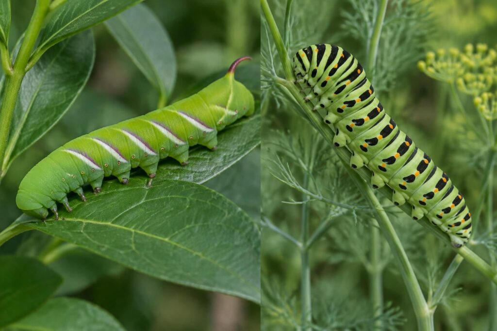 Chenille du papillon : reconnaître les espèces communes comme le sphinx et le machaon