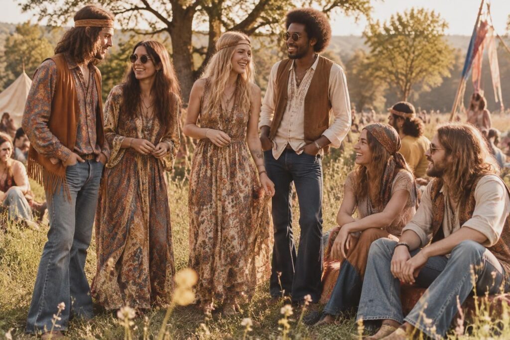 Costumes hippies pour femmes et hommes : inspirations et looks authentiques