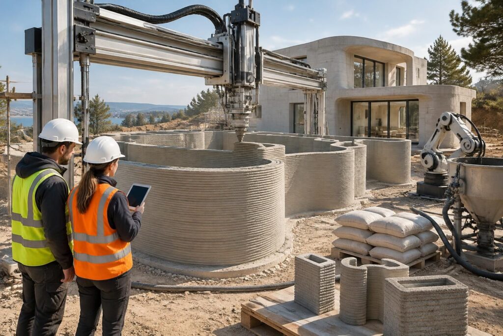 Imprimante 3D bâtiment : technologies, prix et innovations pour la construction
